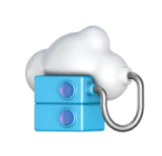 Cloud-based communication icon, symbolizing the robust and scalable VoIP services provided by Rocket Calls.