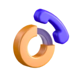 Virtual phone system icon illustrating the flexibility and scalability of Rocket Calls IP-telephony solutions.